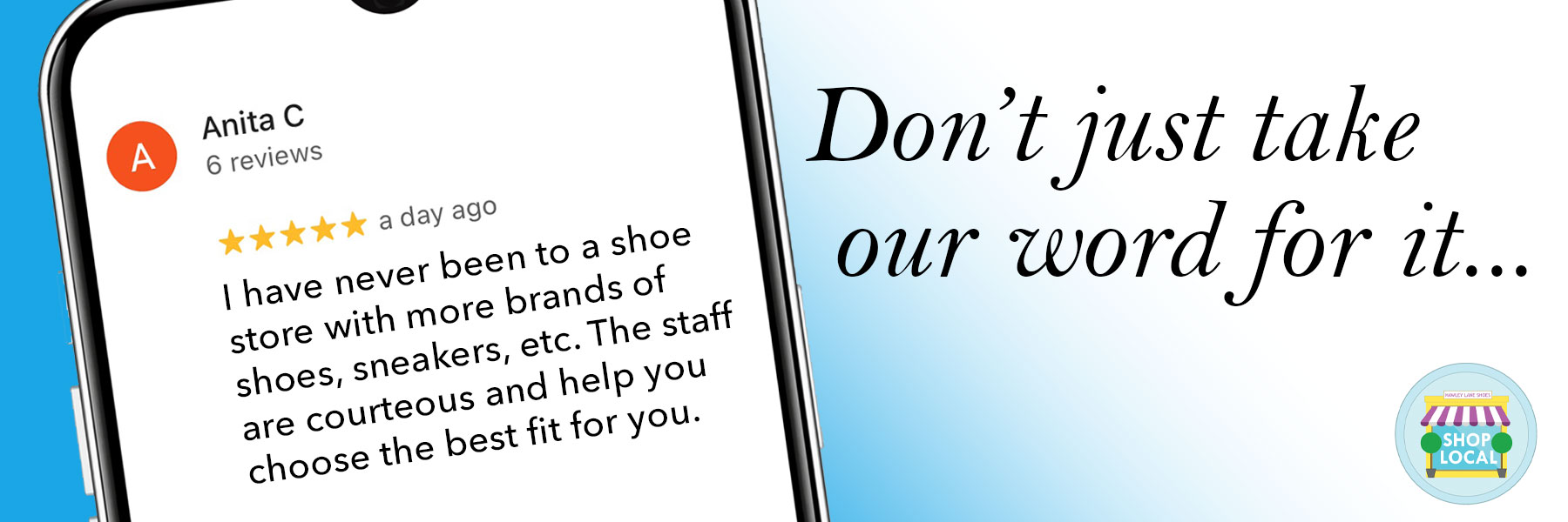 Hawley Lane Shoes testimonials