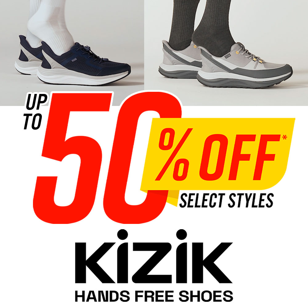 Kizik sale 50% off