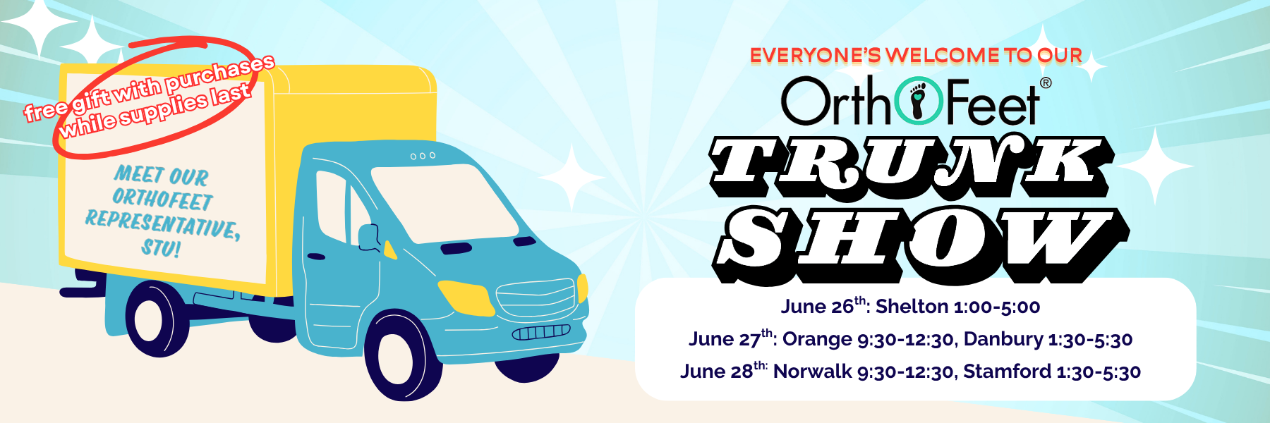 Orthofeet Trunk Show